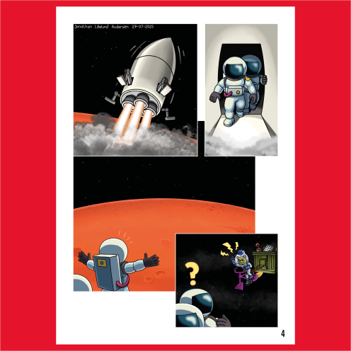 Tegneserie af Jonathan Lillelund