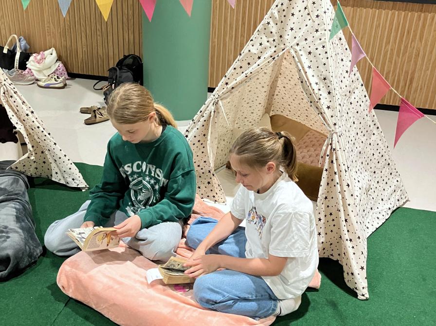 Billede fra bibliotekets SommerCamp 2025